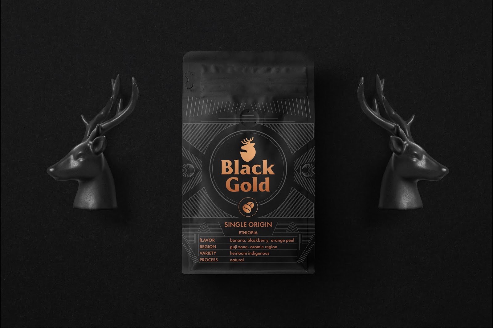 Blackgold咖啡品牌和產(chǎn)品包裝設計